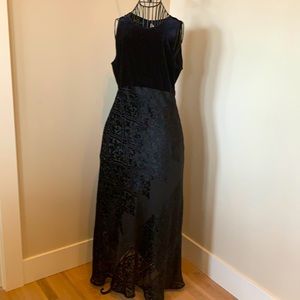 Carole Little Cocktail Dress in Velvet Sz 8